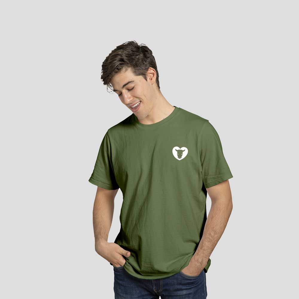 T-Shirt Man Serigrafata Military Logo Piccolo